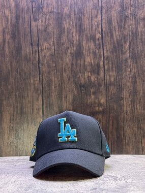 Los Angeles Dodgers New Era 9Forty 50th Anniversary Side Patch SnapBack Red-UV